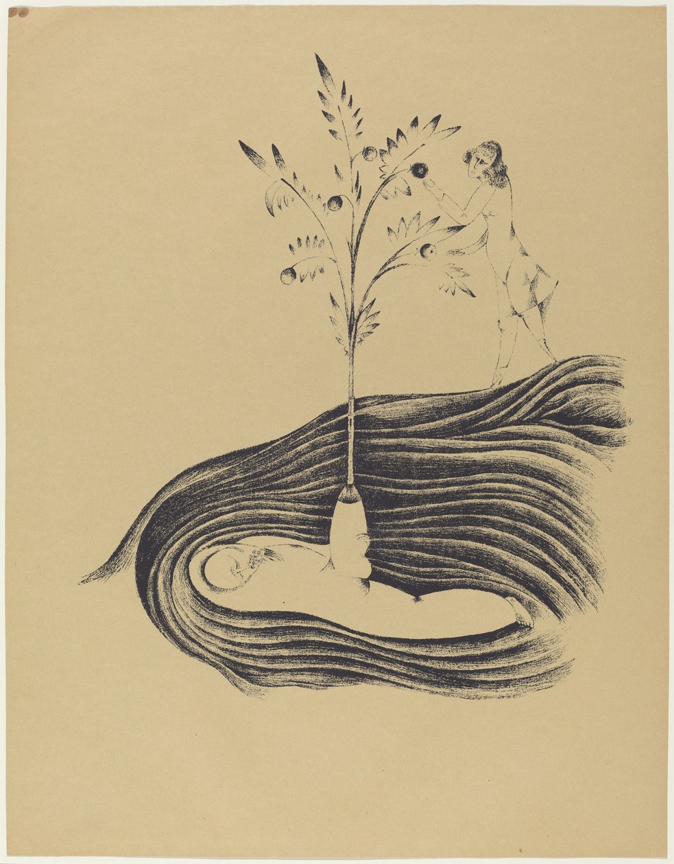 Freundlicher Traum von Heinrich Hoerle