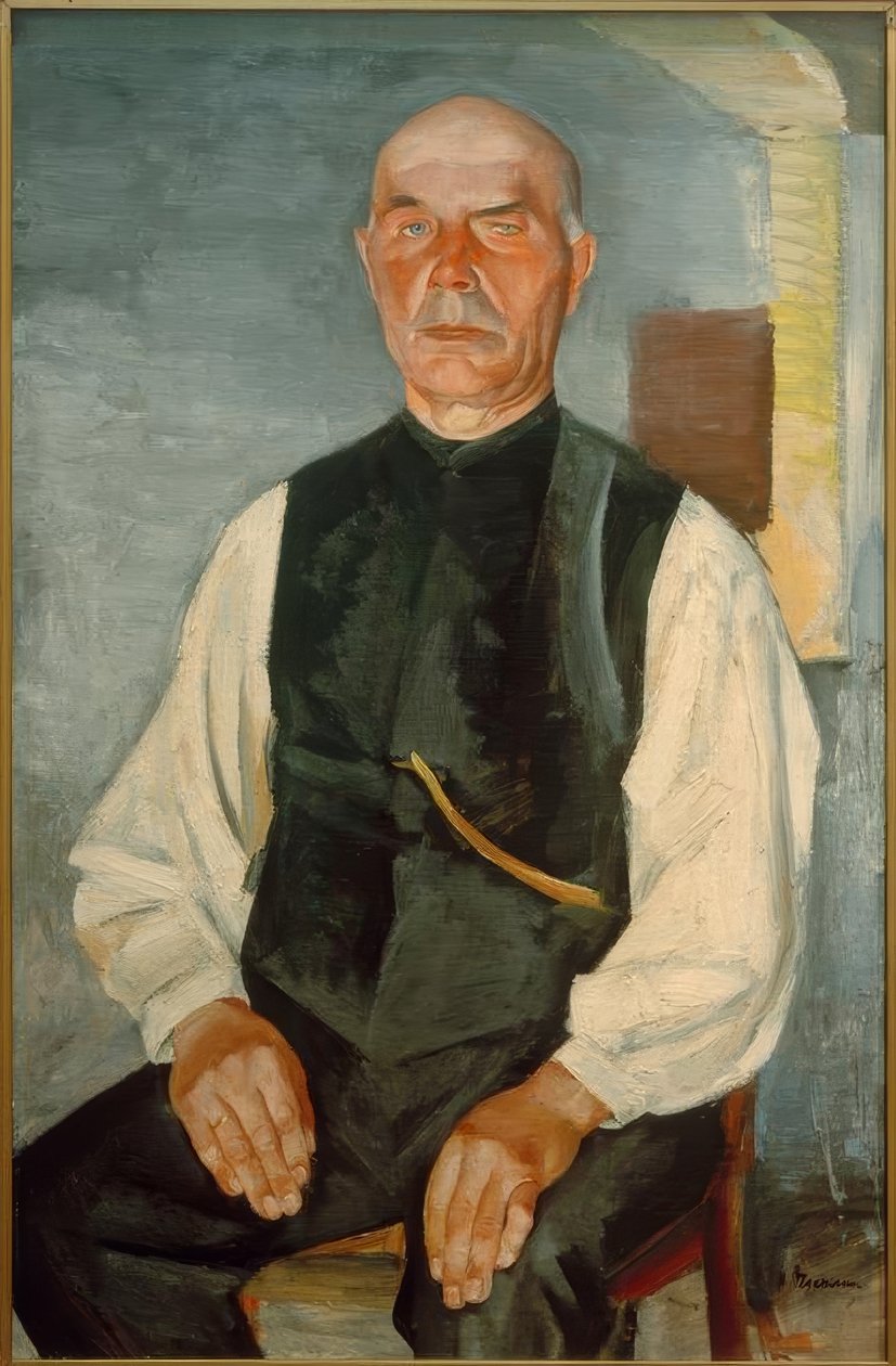 Alter Bauer (Johann Rohwedder) von Heinrich Stegemann