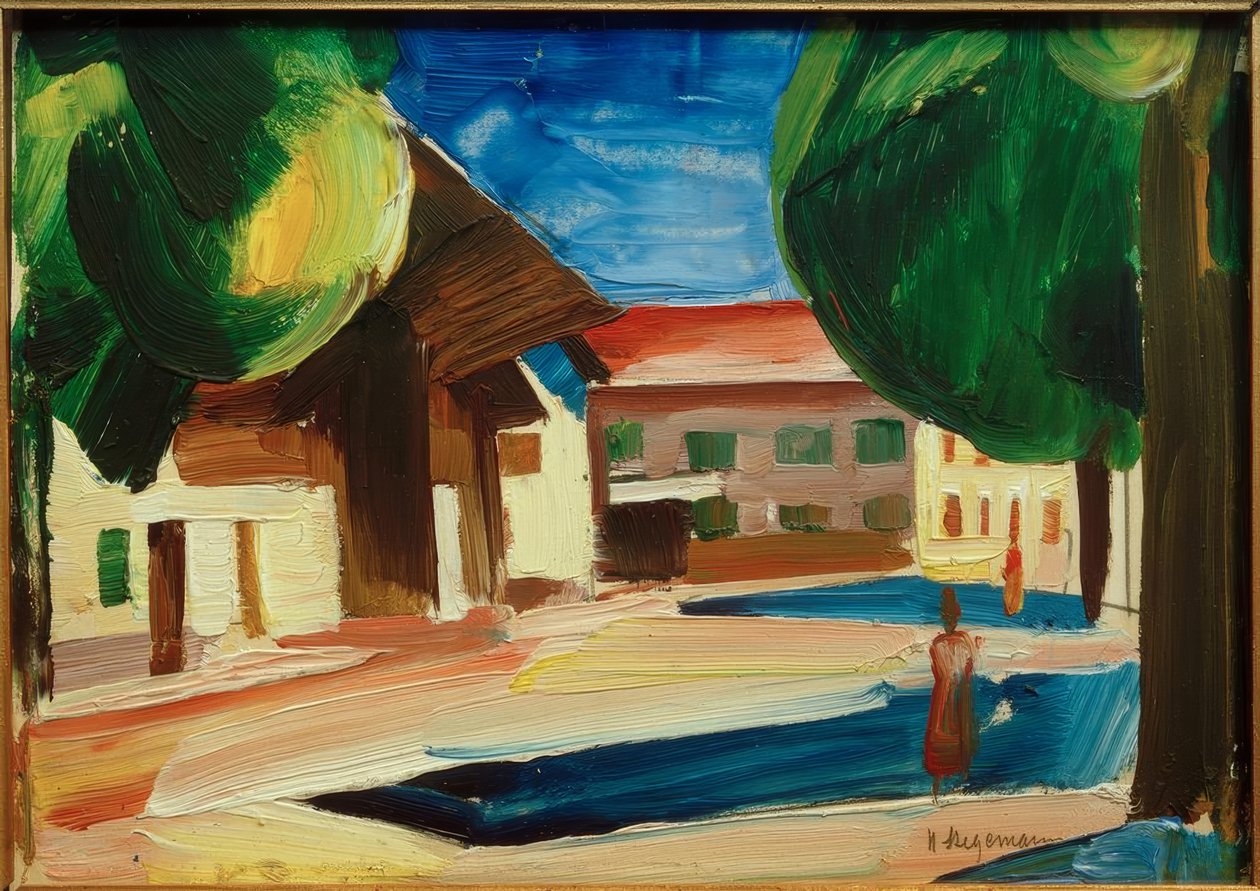 Motiv aus Garmisch von Heinrich Stegemann