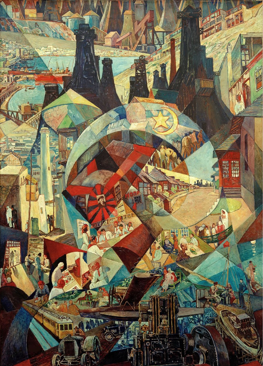 Baku Agitationspanel, 1927 von Heinrich Vogeler