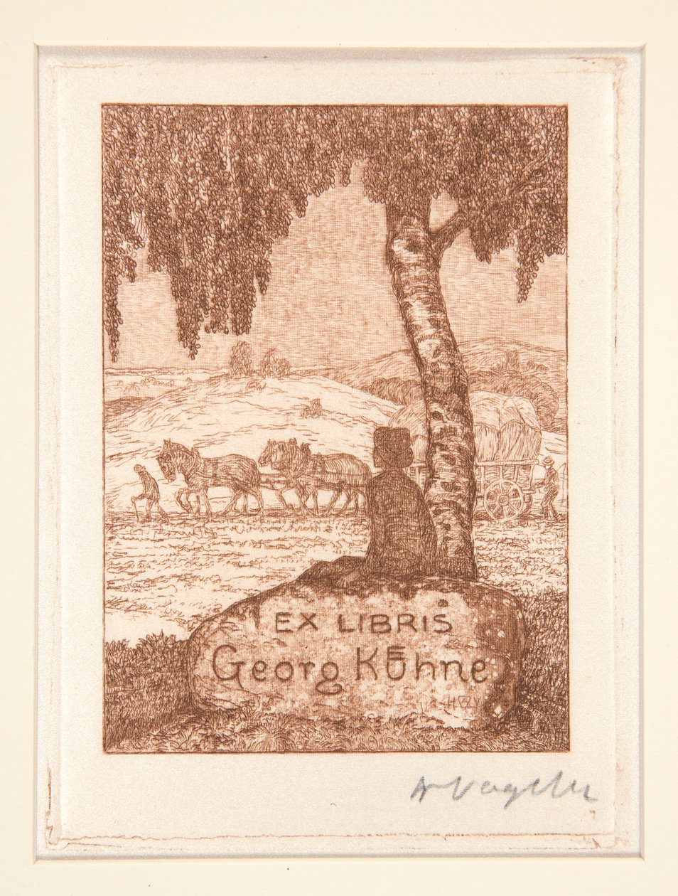 Exlibris von Heinrich Vogeler