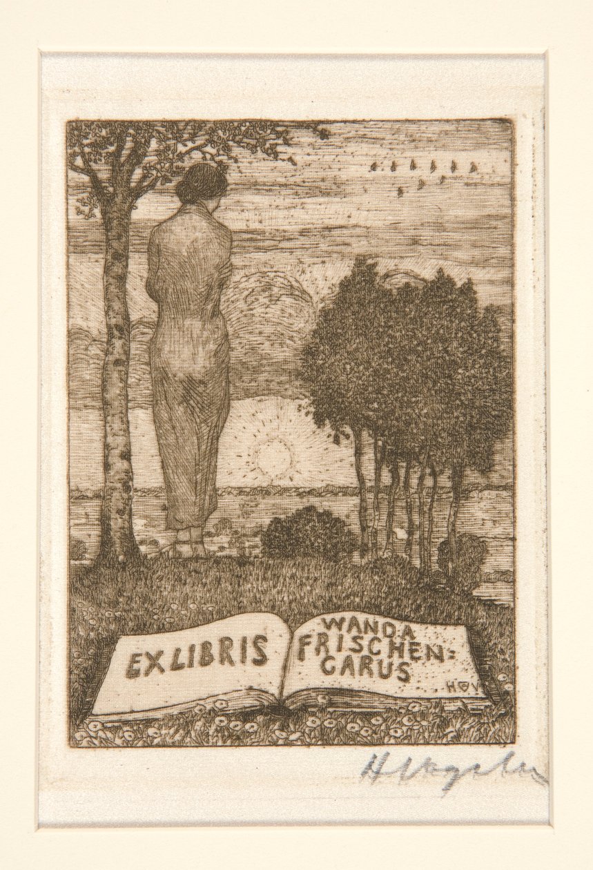 Exlibris von Heinrich Vogeler