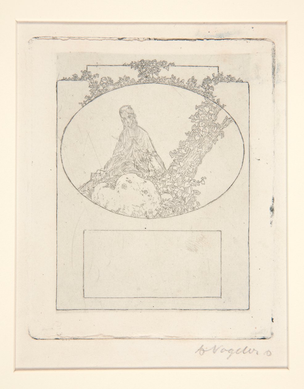 Exlibris von Heinrich Vogeler