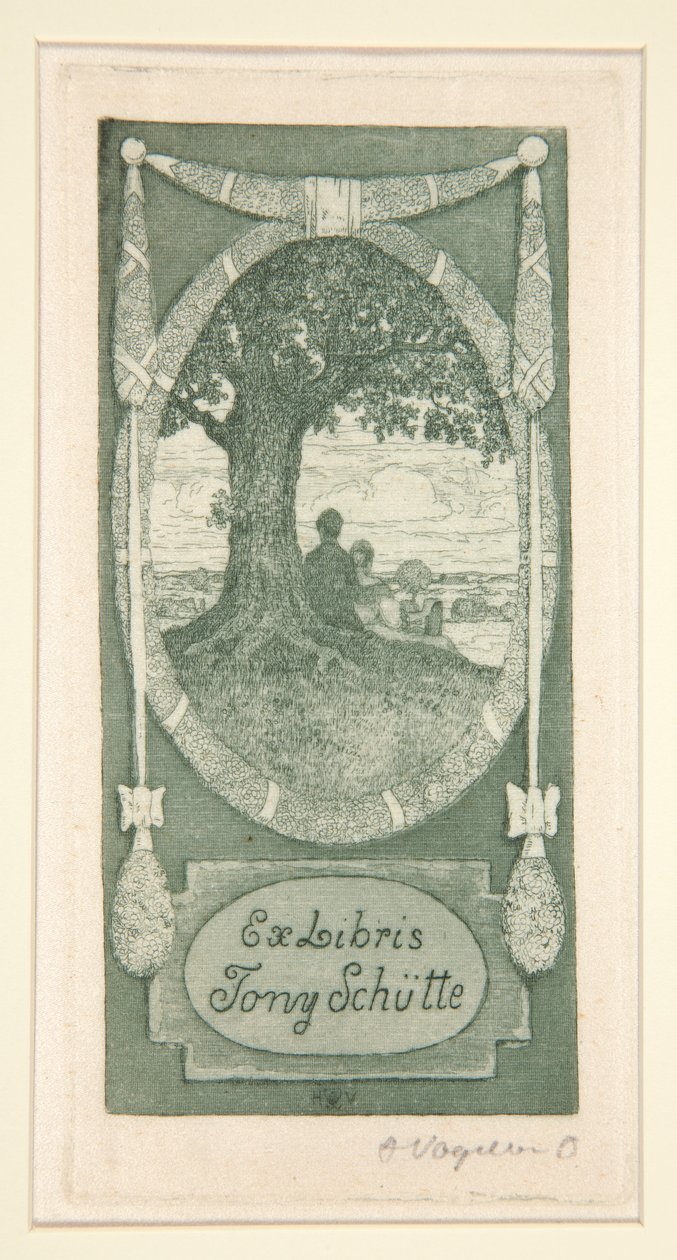Exlibris von Heinrich Vogeler