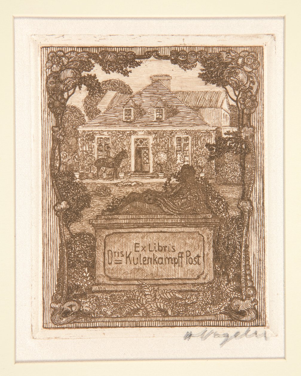 Exlibris von Heinrich Vogeler