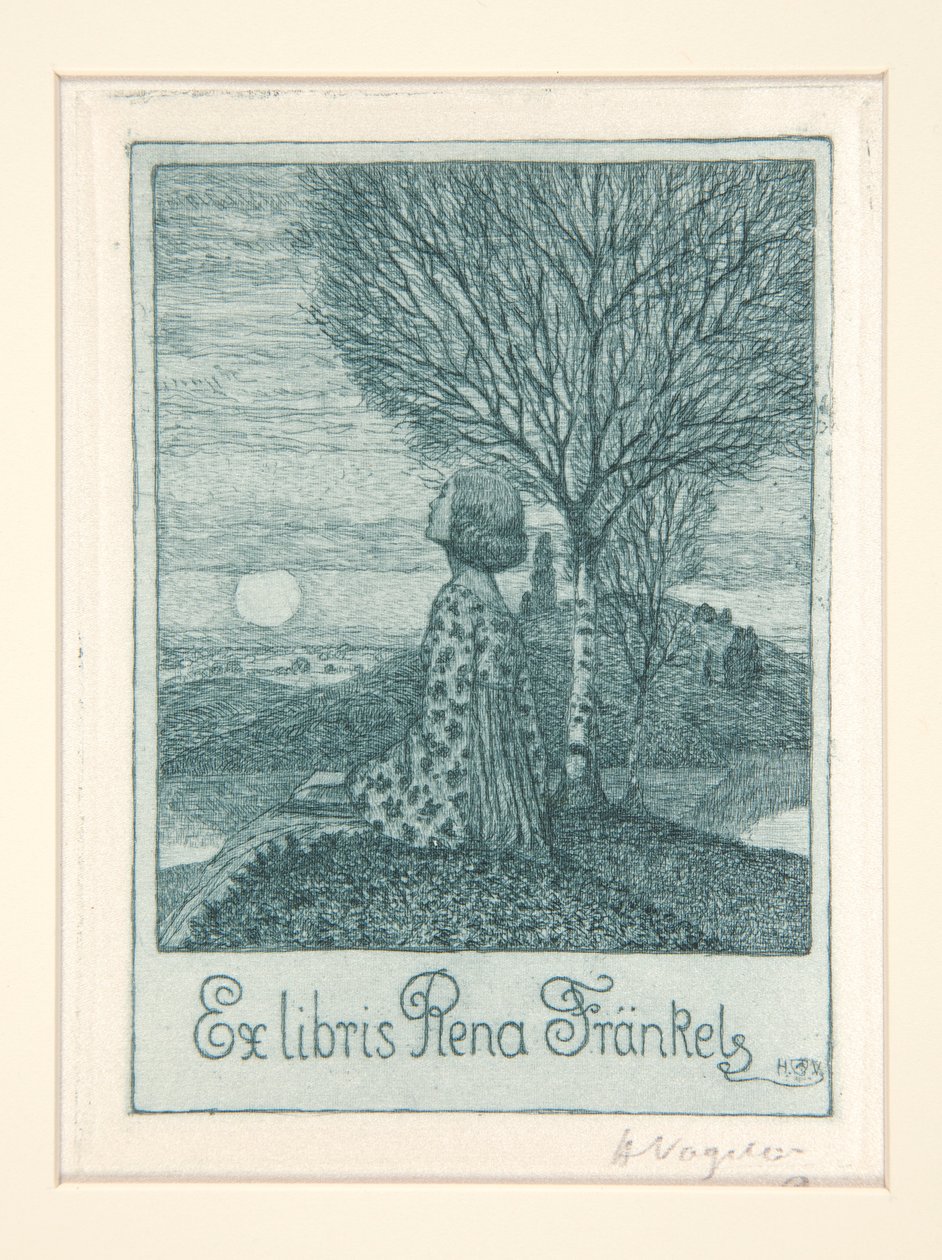 Exlibris von Heinrich Vogeler