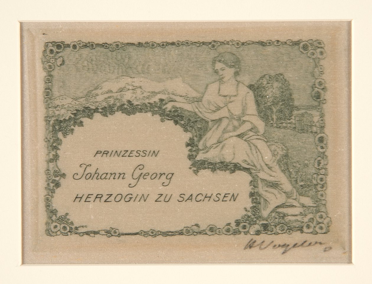Exlibris von Heinrich Vogeler