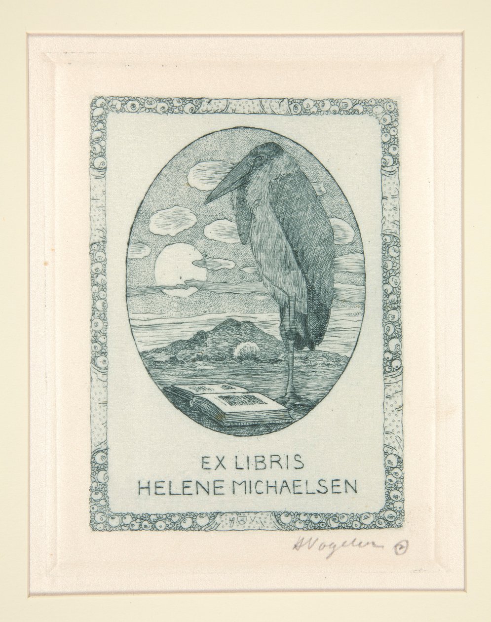 Exlibris von Heinrich Vogeler