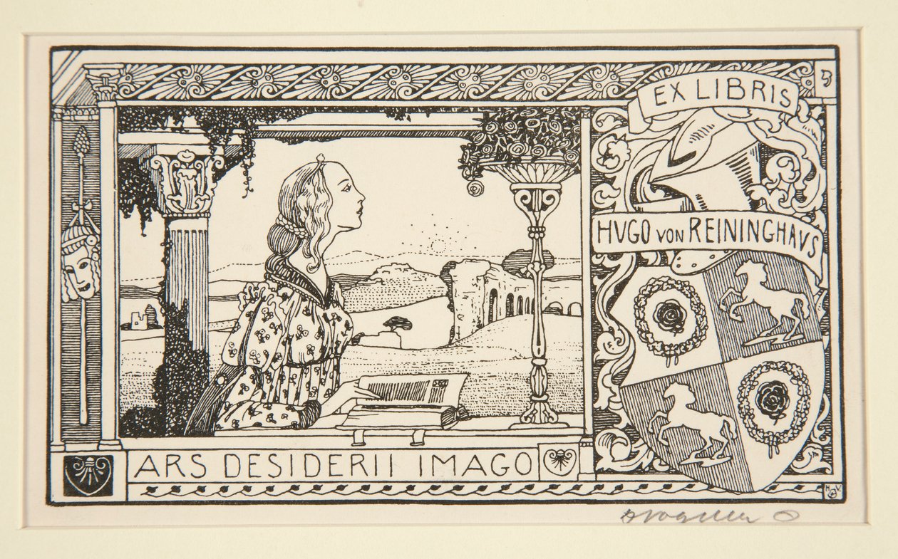 Exlibris von Heinrich Vogeler