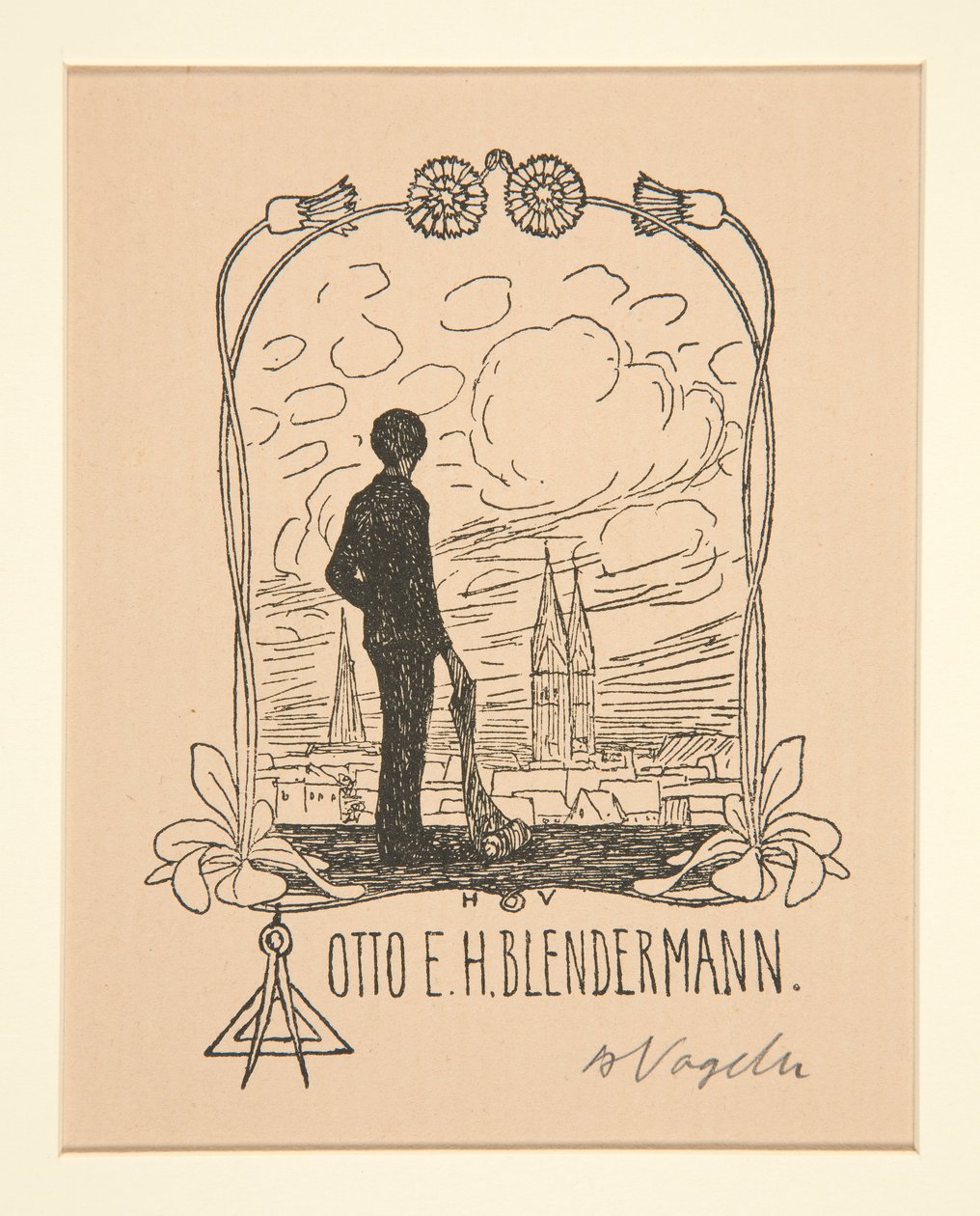 Exlibris von Heinrich Vogeler