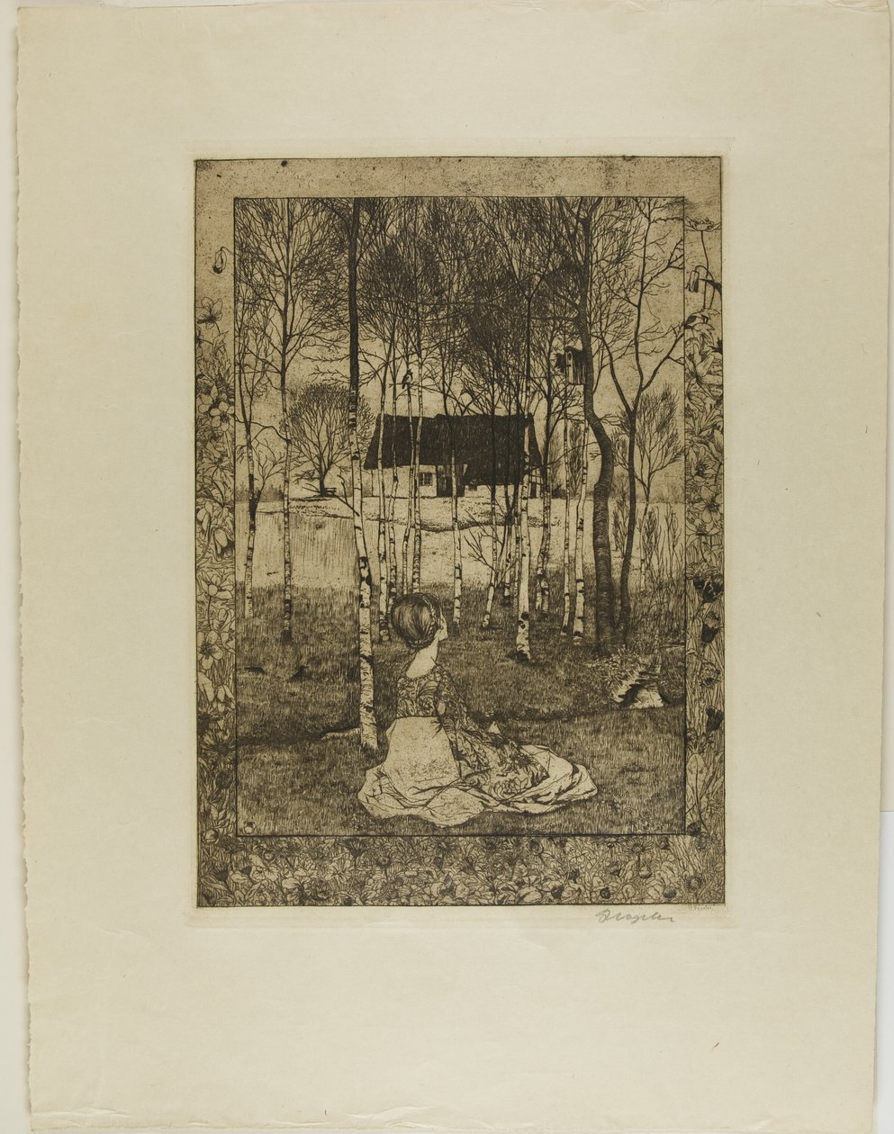 Frühling von Heinrich Vogeler