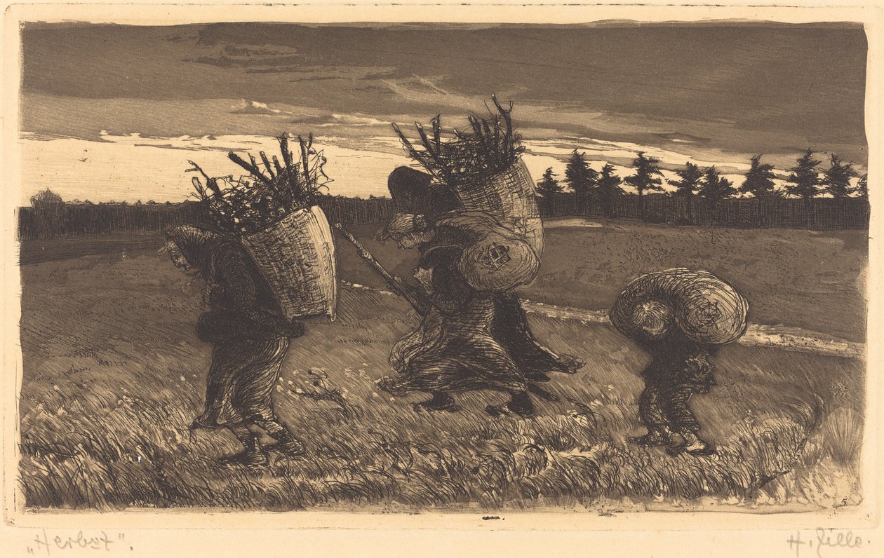 Herbst von Heinrich Zille