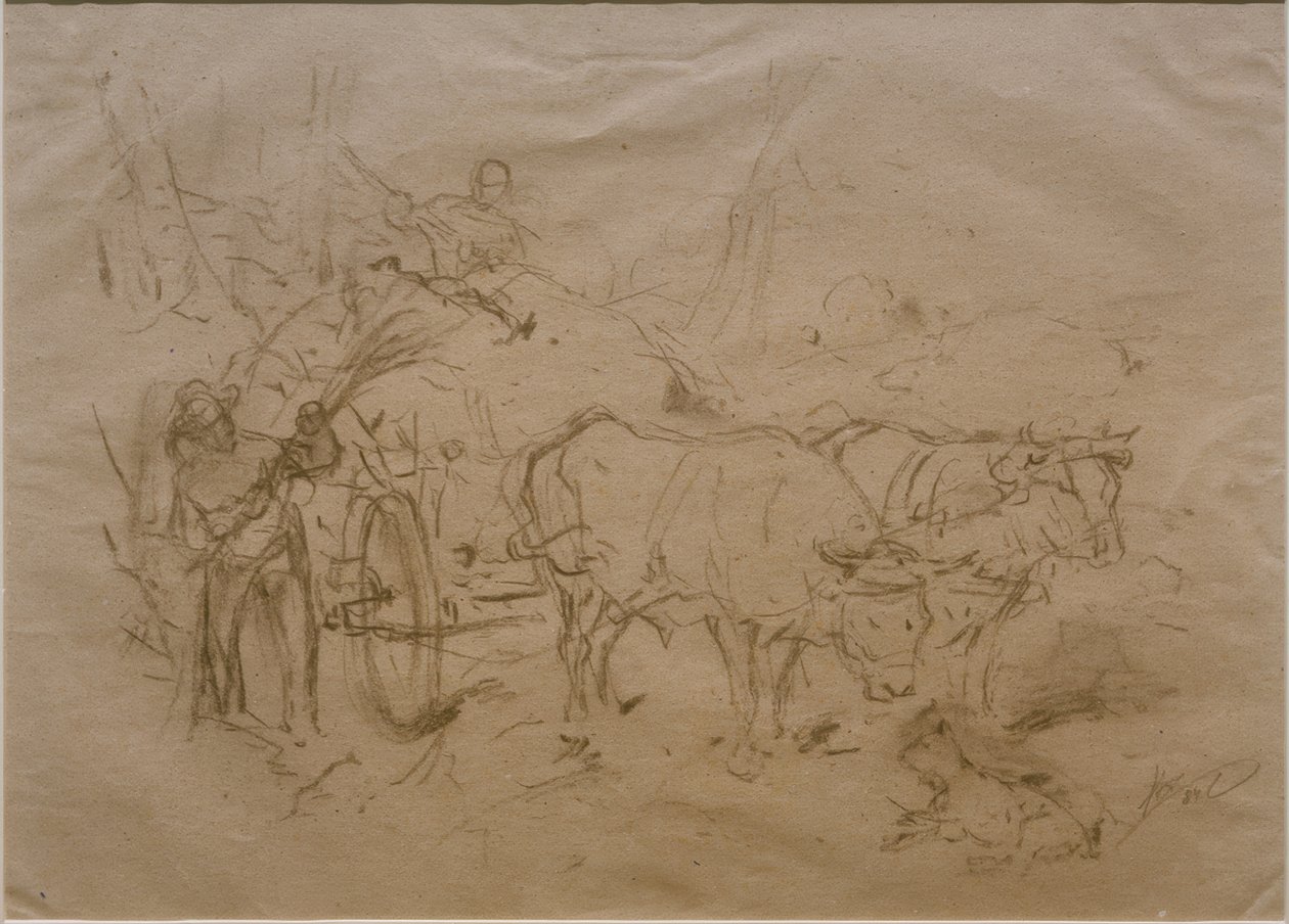Ochsenfuhrwerk von Heinrich von Zügel