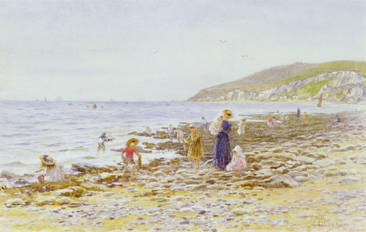 Am Strand von Helen Allingham