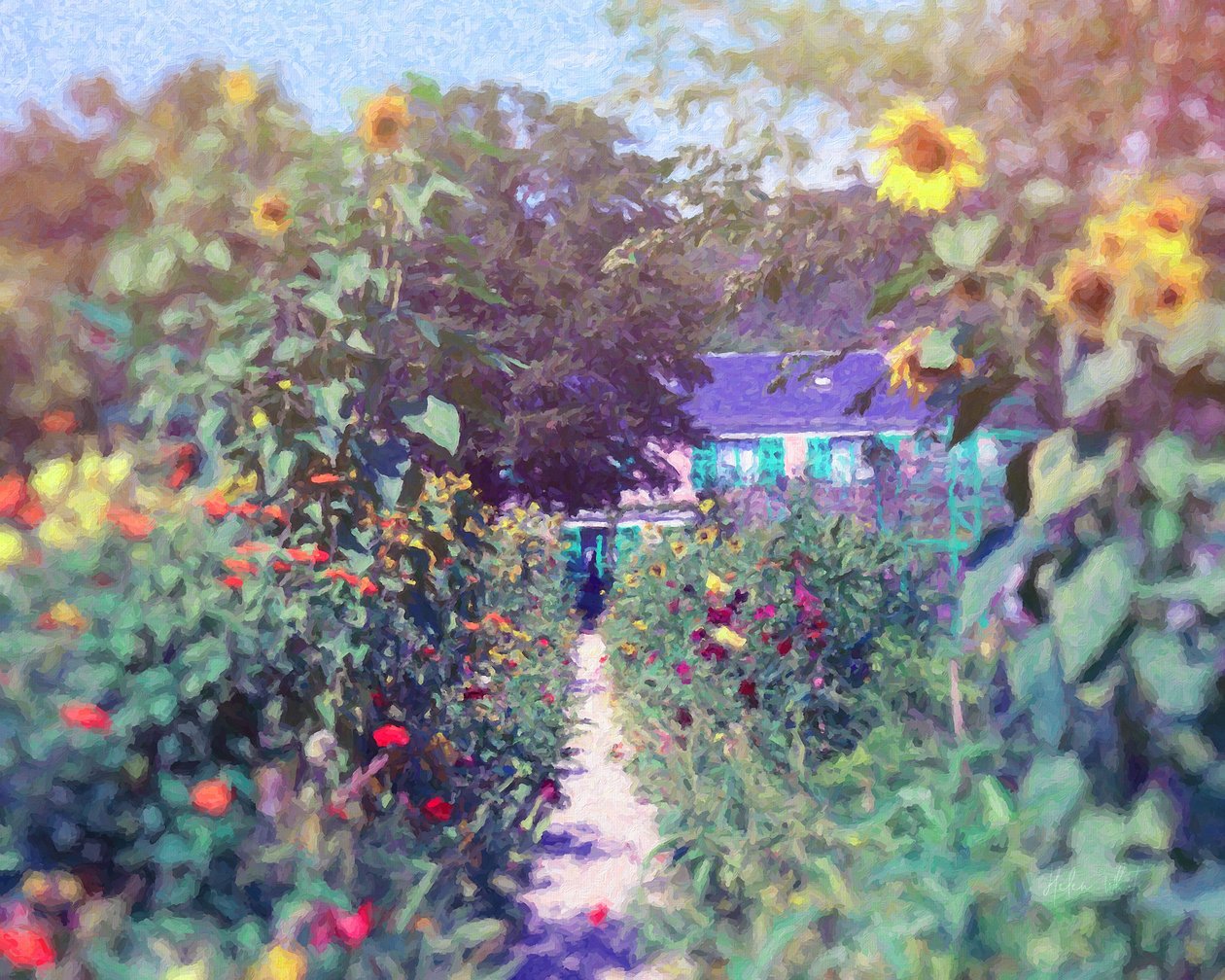 Giverny in Blüte von Helen White