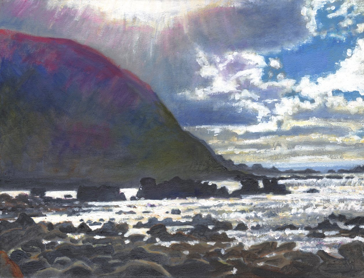 Licht rollt herein, 2013 von Helen White