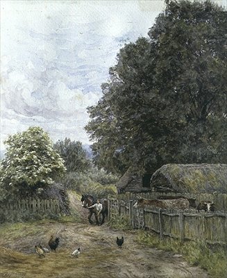 Ein Bauernhof von Helen Allingham