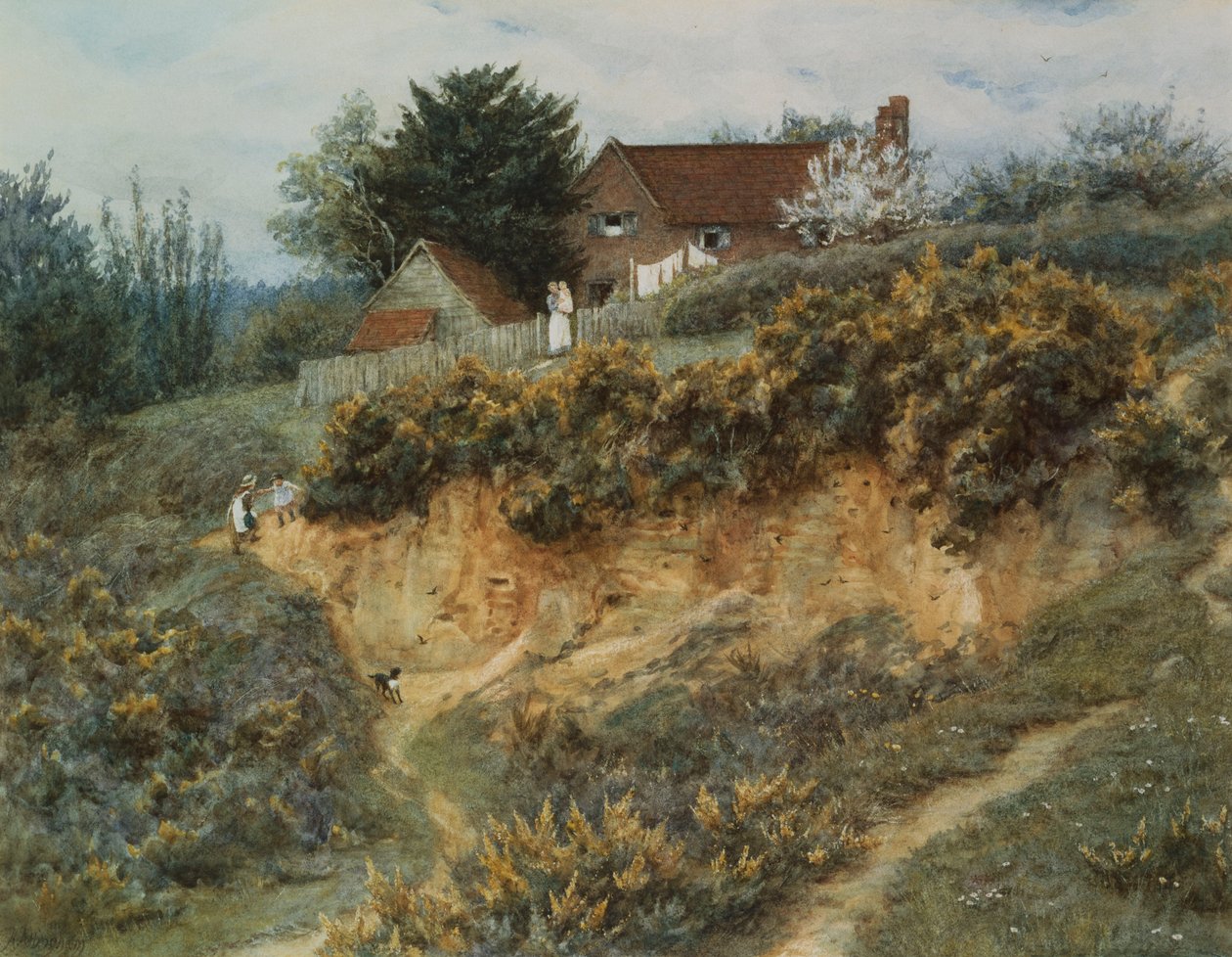 In Sandhills, Witley von Helen Allingham
