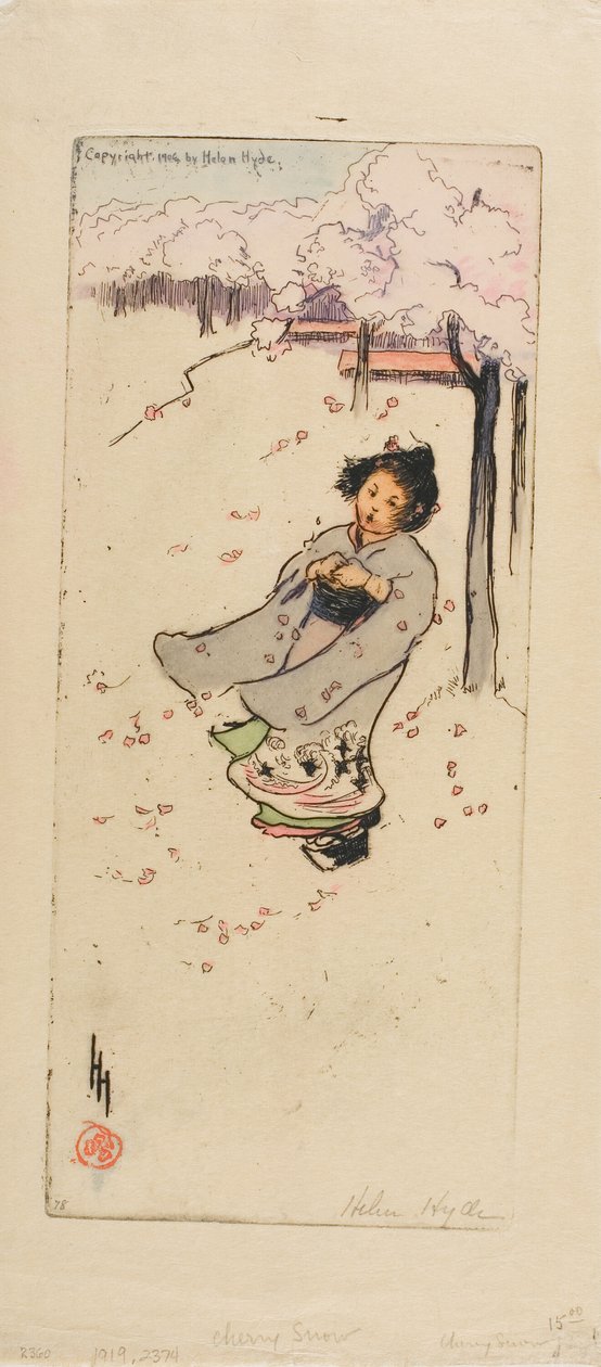 Kirschblütenschnee von Helen Hyde