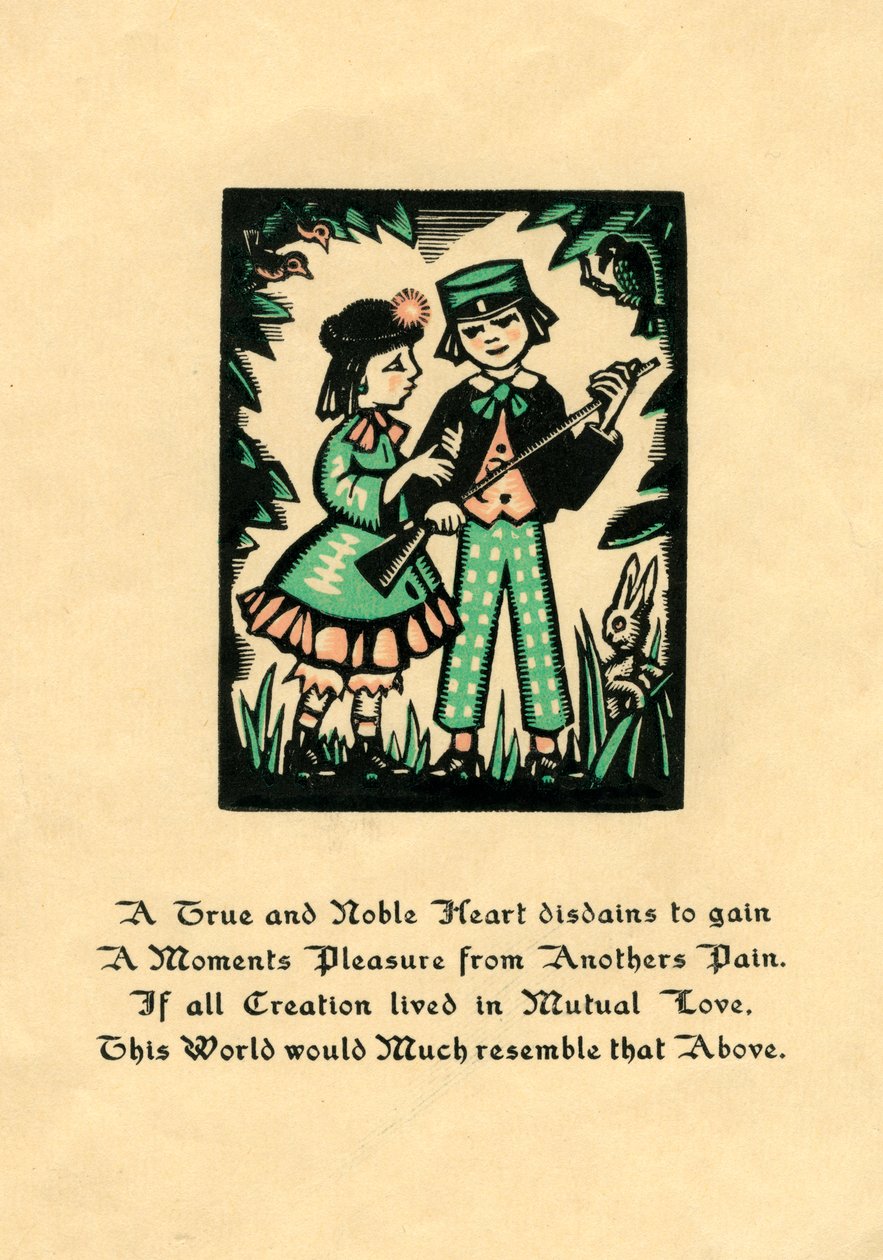 Ein Holzstich von Helen Press von Helen Press