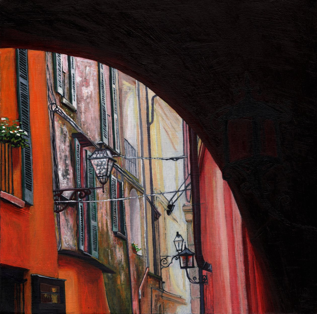 Menaggio Laternen, 2012 von Helen White