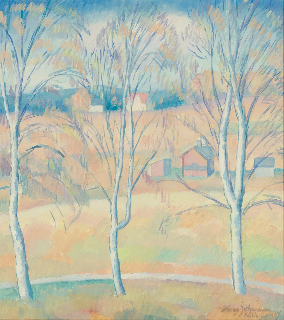 Frühlingslandschaft Halsingland von Helge Johansson