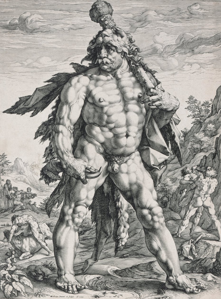 Der große Herkules von Hendrik Goltzius