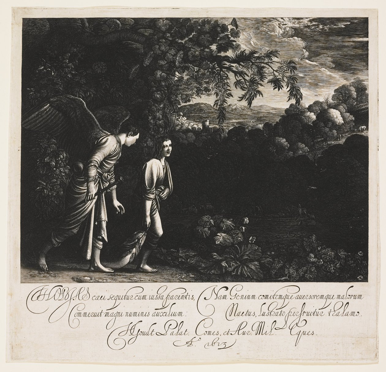 Tobias und der Engel von Hendrik Goudt