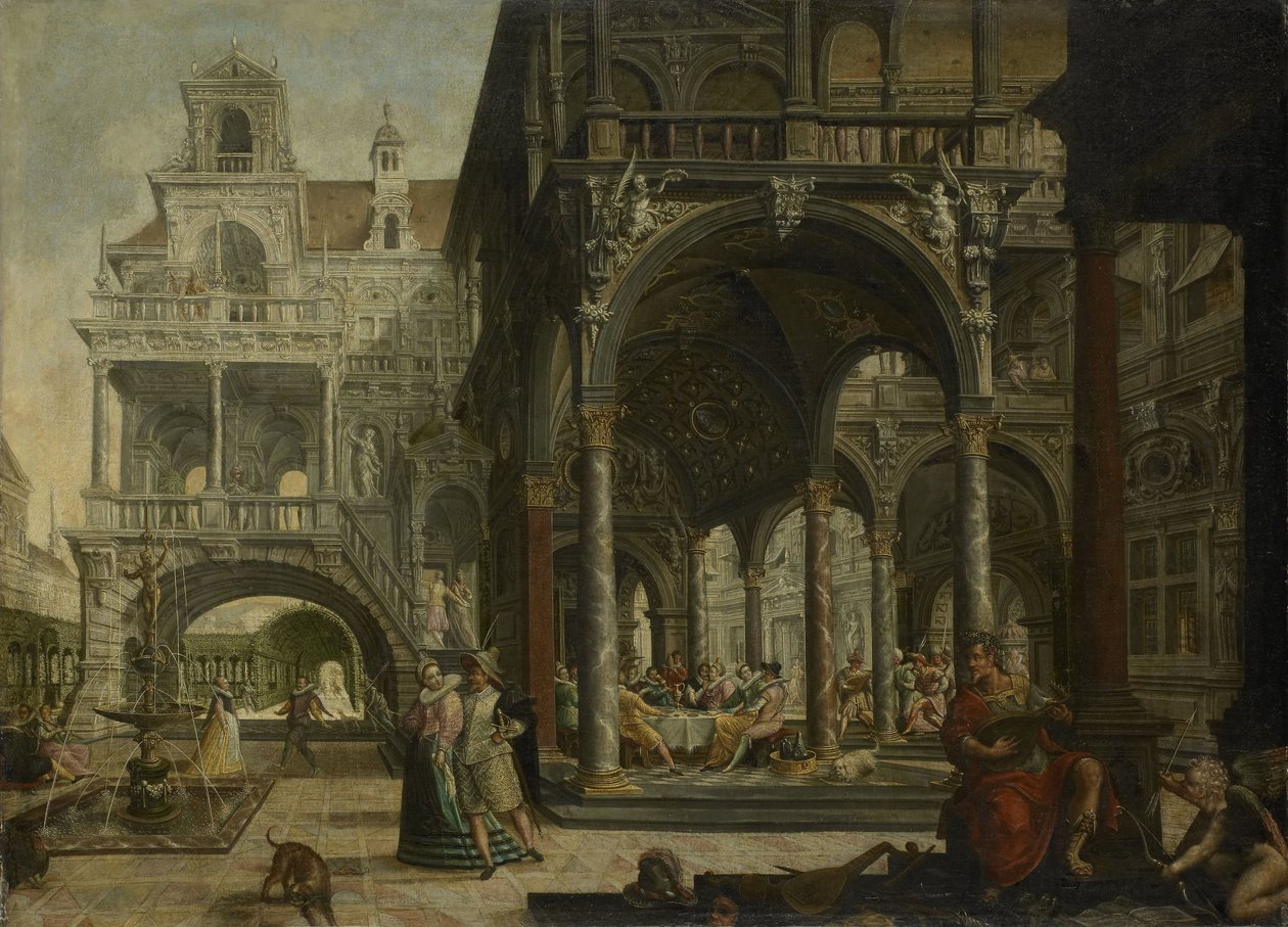 Imaginärer Renaissancepalast von Hendrick Aerts