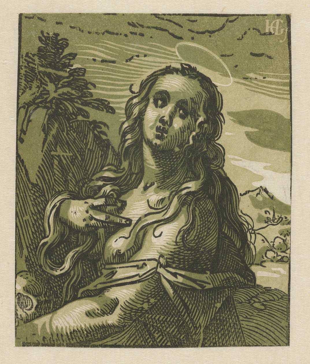 Die reuige Maria Magdalena von Hendrick Goltzius