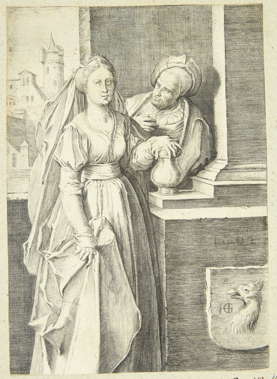 Das ungleiche Paar von Hendrick Goltzius