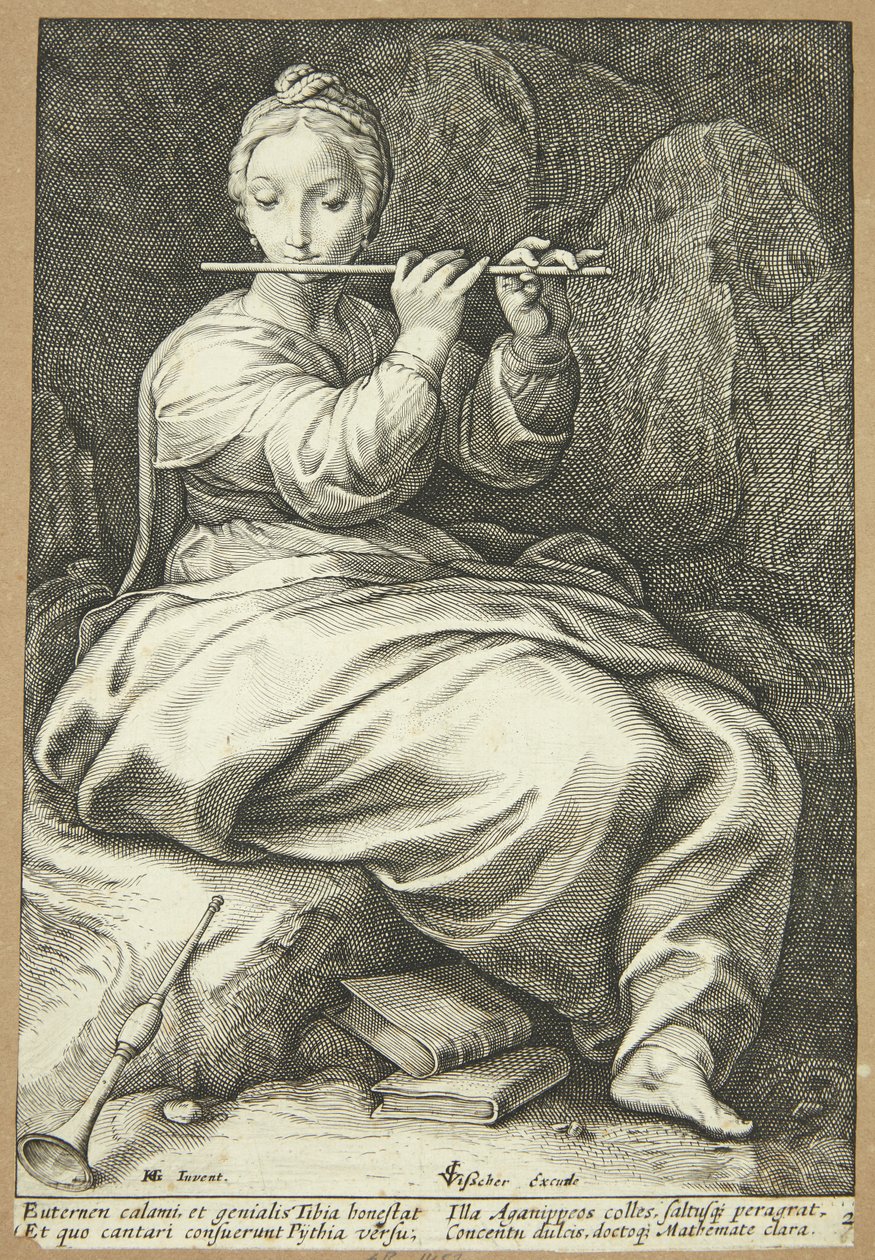 Euterpe von Hendrick Goltzius