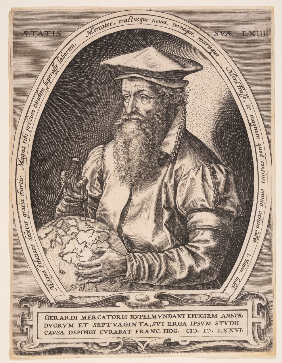 Gerardus Mercator von Hendrick Goltzius