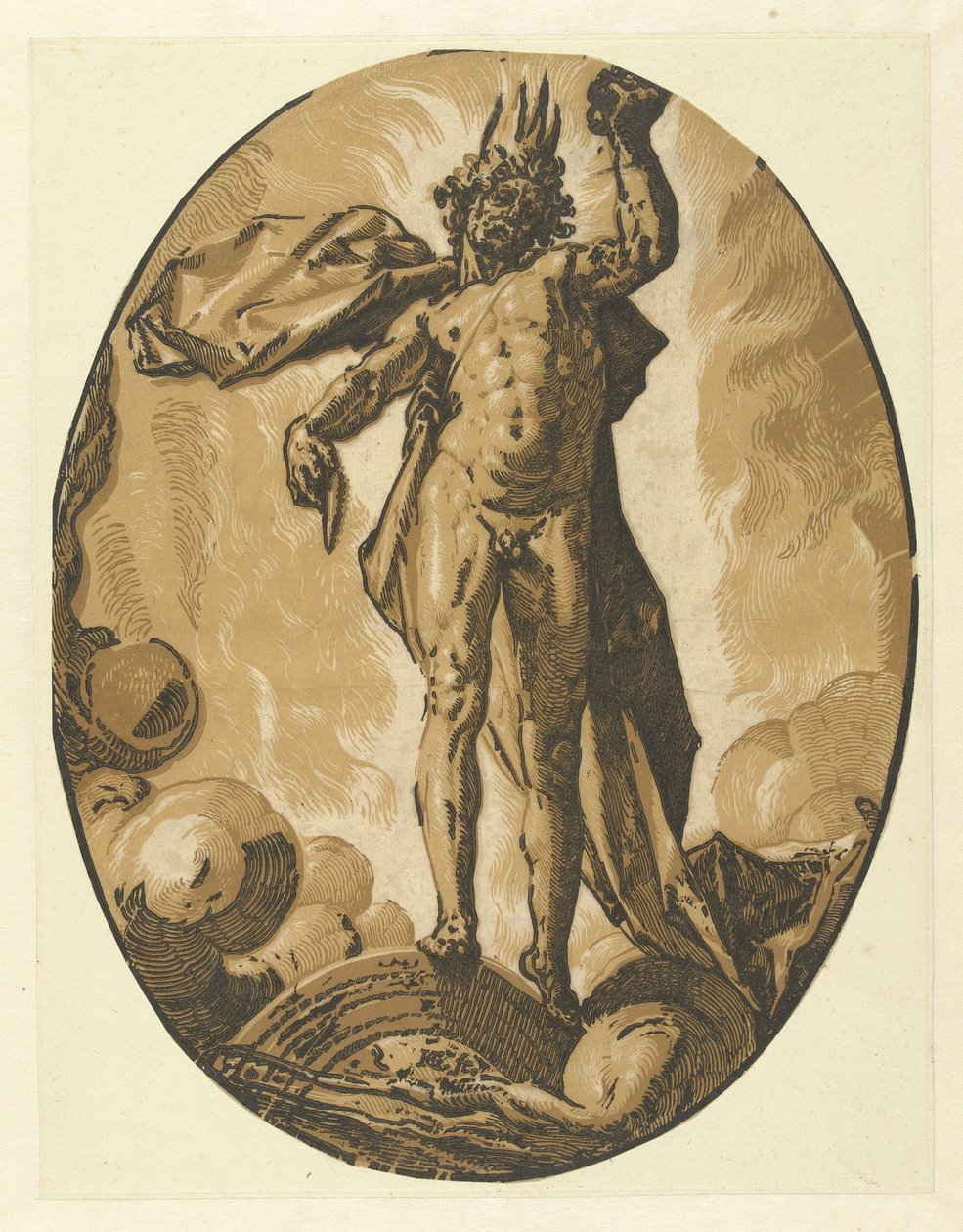 Helios (Dies, Götter und Göttinnen) von Hendrick Goltzius