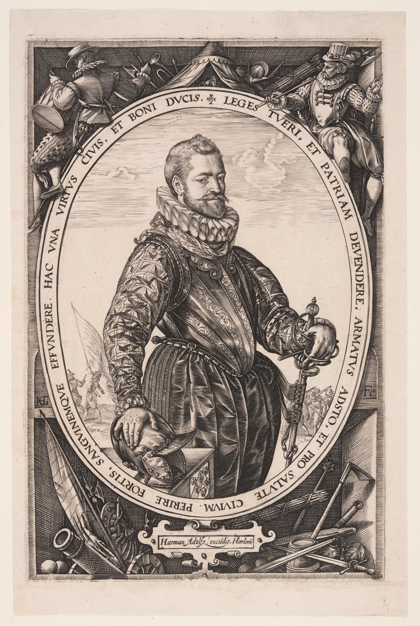 Jacques de la Faille von Hendrick Goltzius