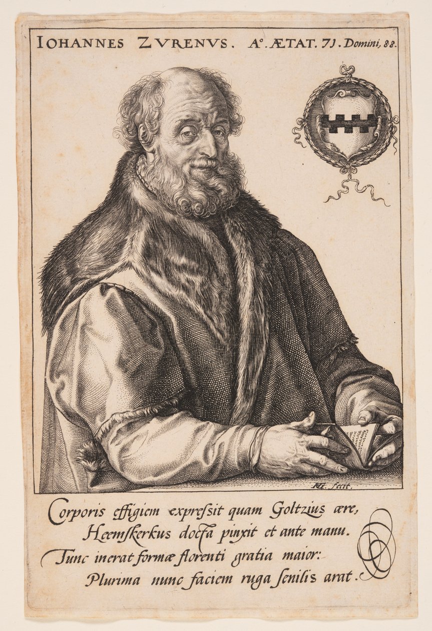Jan van Zuren, Bürgermeister von Haarlem von Hendrick Goltzius