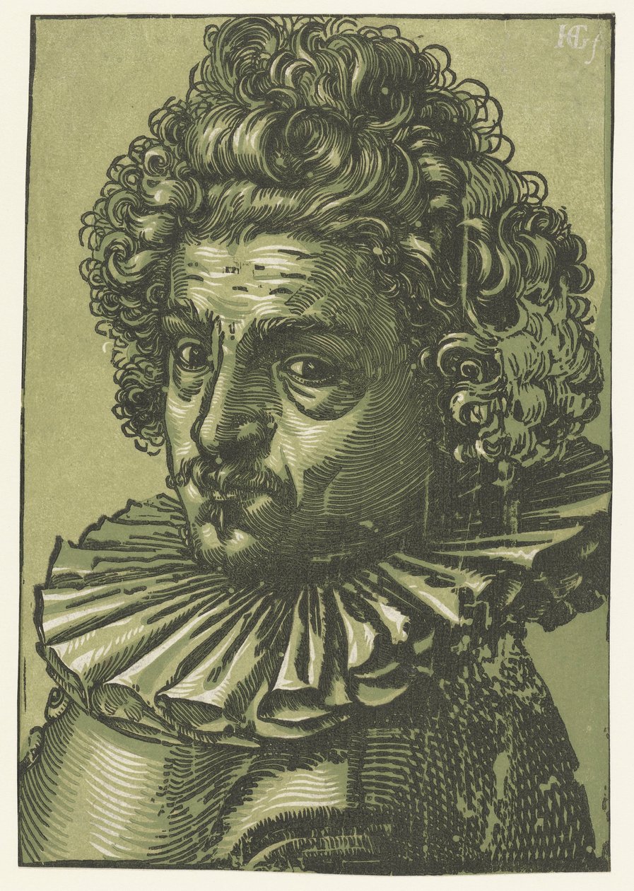 Porträt von Gillis van Breen von Hendrick Goltzius
