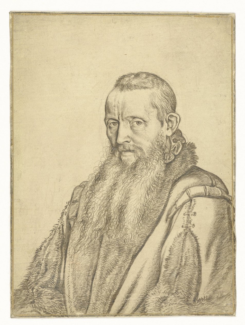 Porträt eines Theologen von Hendrick Goltzius