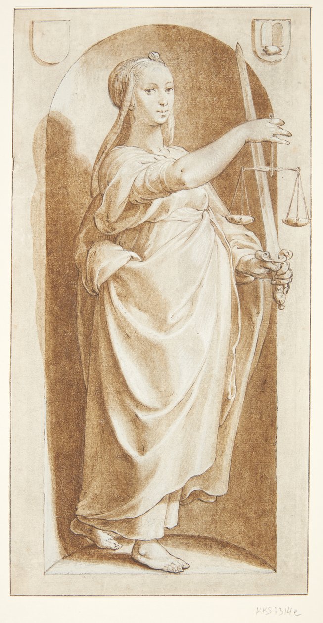 Gerechtigkeit von Hendrick Goltzius