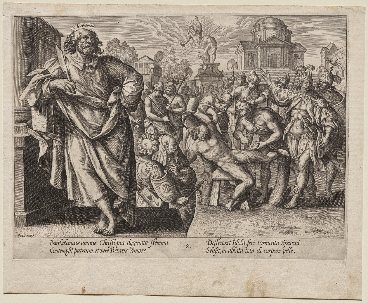 St. Bartholomäus von Hendrick Goltzius