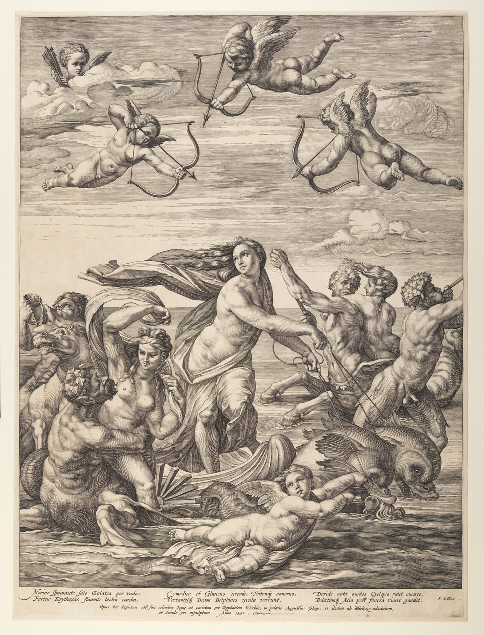 Der Triumph der Galatea von Hendrick Goltzius