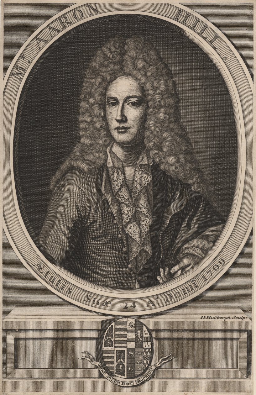 Aaron Hill, 1709 von Hendrick Hulsberg