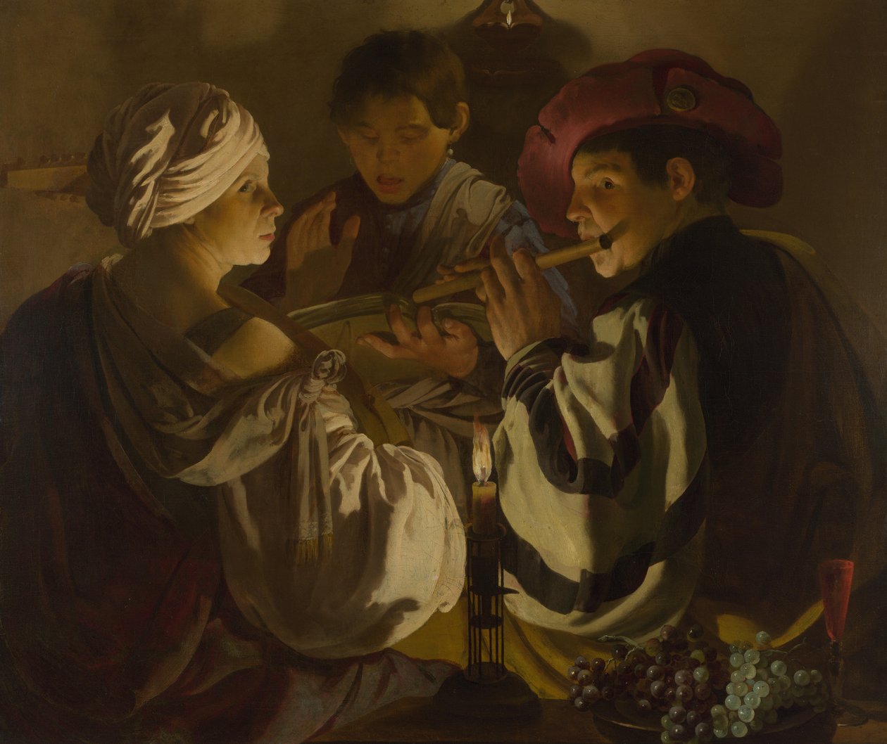 Das Konzert, um 1626 von Hendrick Jansz Terbrugghen