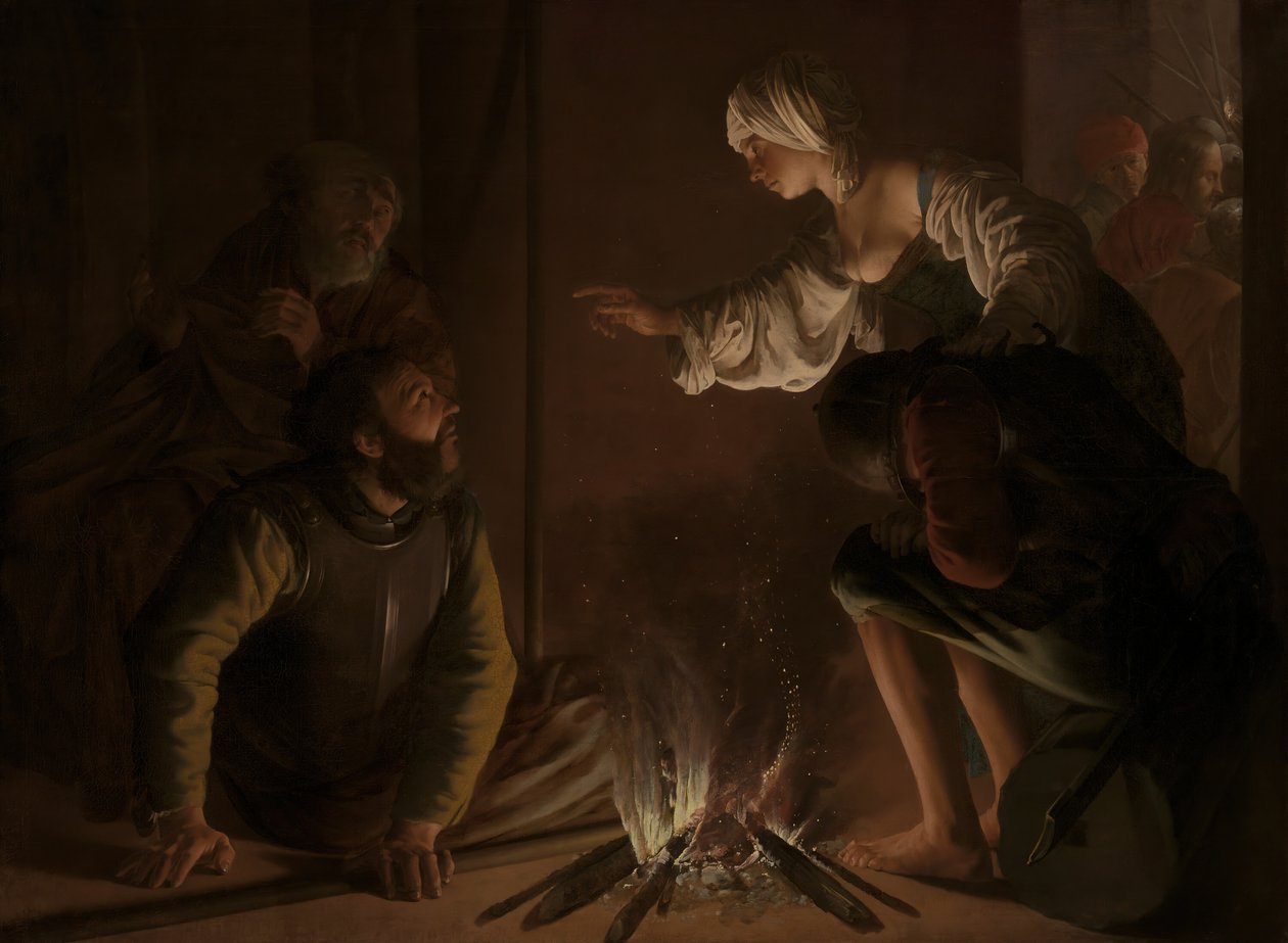 Die Verleugnung des Heiligen Petrus von Hendrick ter Brugghen