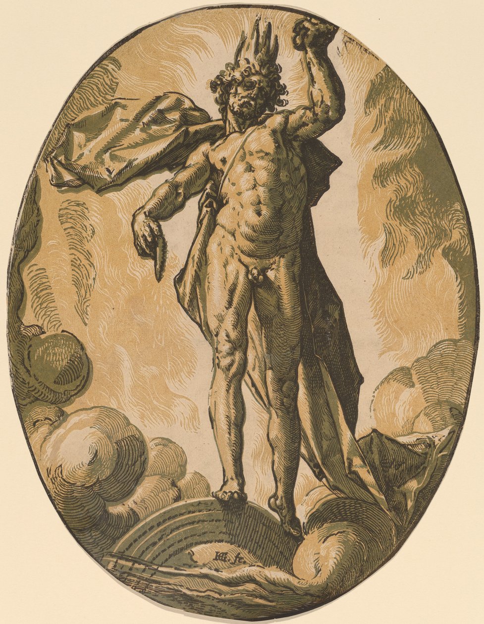 Äther von Hendrik Goltzius