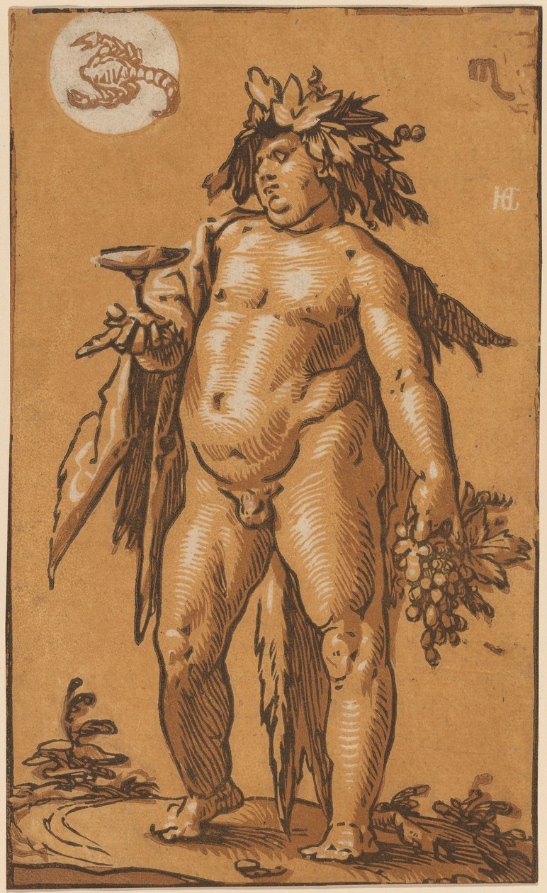 Bacchus von Hendrik Goltzius