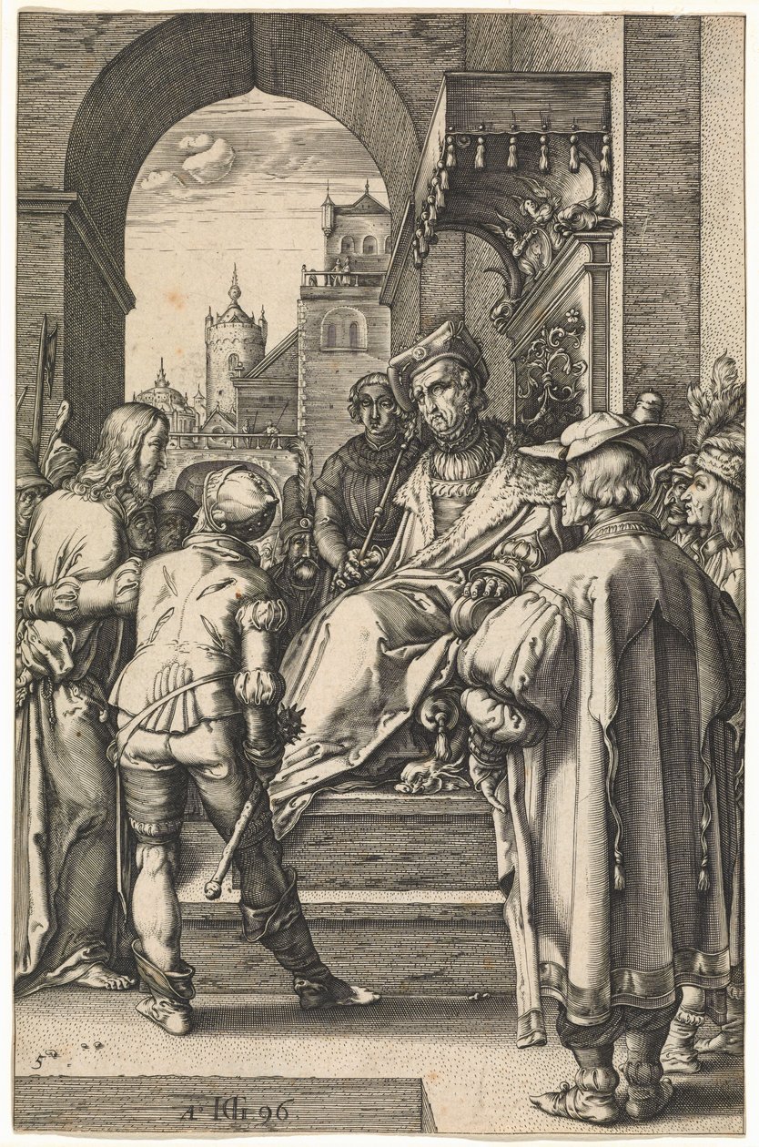 Christus vor Pilatus (nach 1596) von Hendrik Goltzius