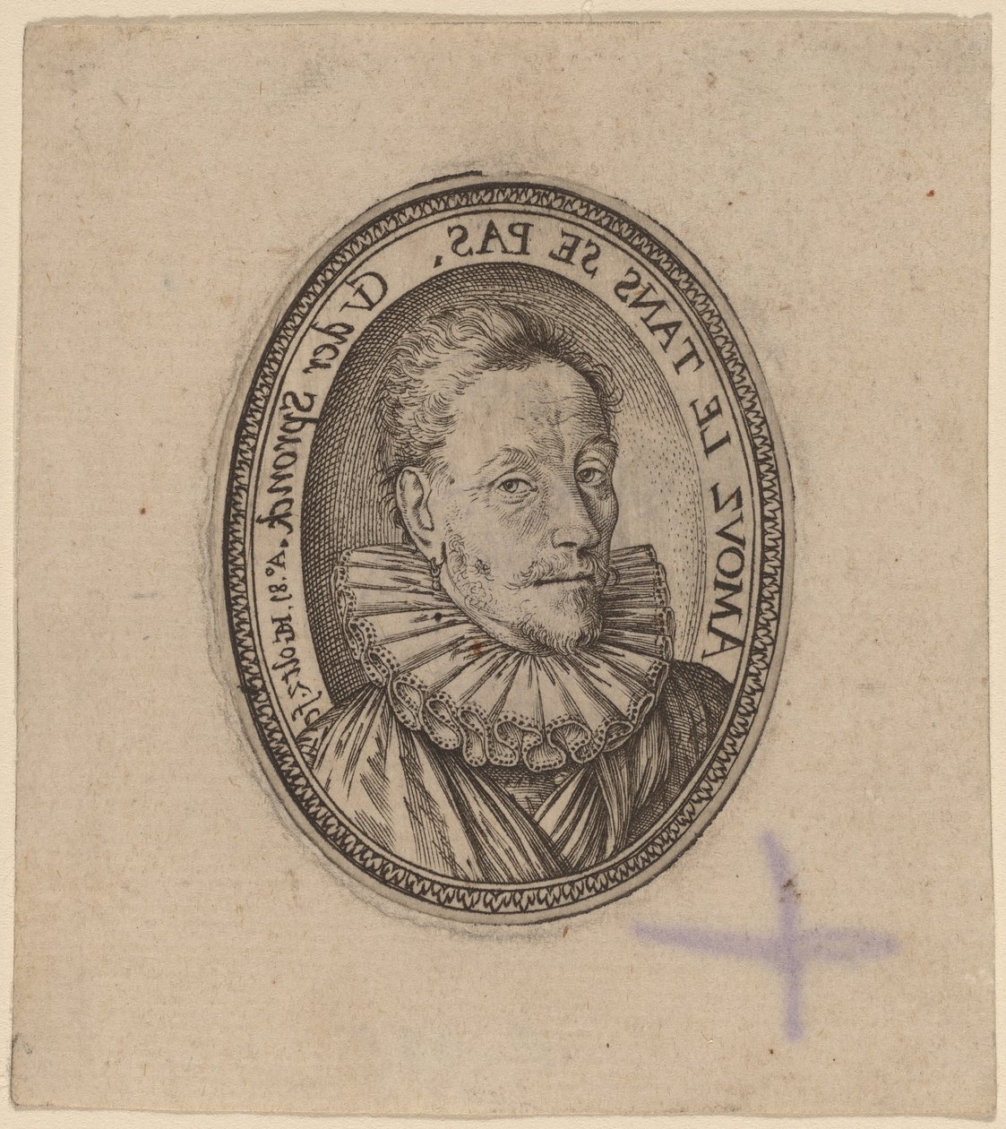 Gheraert van der Spronck von Hendrik Goltzius