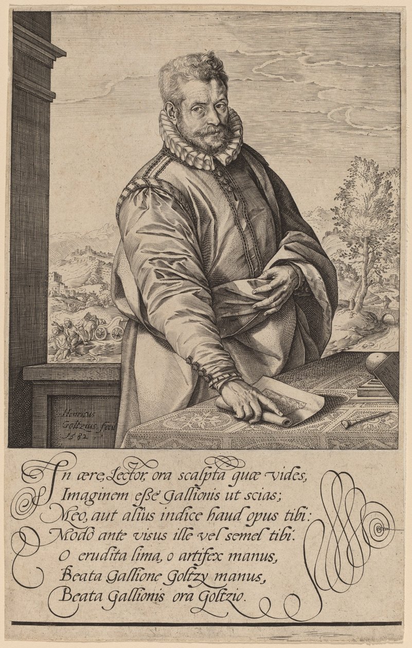 Philip Galle von Hendrik Goltzius
