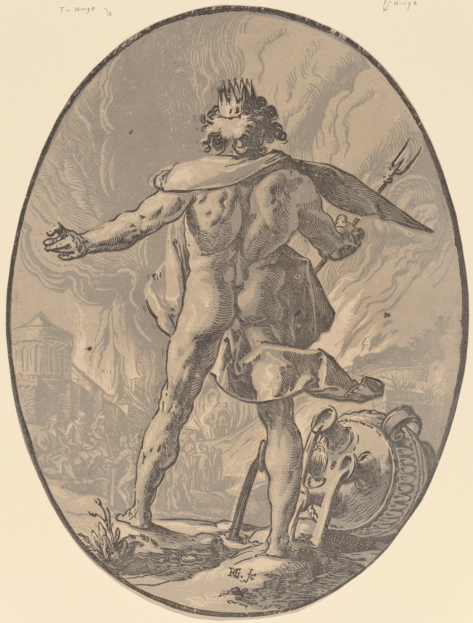 Pluto von Hendrik Goltzius